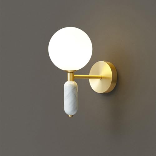 Lámpara de pared salón hotel pasillo minimalista moderna cobre