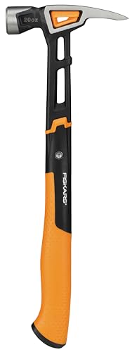 Fiskars Universalhammer IsoCore XL zum Einschlagen der Nägel, Länge: 39...