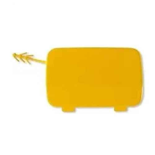 Cache crochet remorquage arrière droit jaune Q3 2017 protection pare-chocs auto
