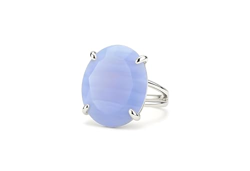 Bague agate argent sterling le cadeau pour femme idéal avec taille ajustable
