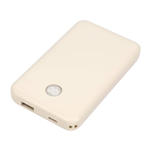 MOTTERU(モッテル) モバイルバッテリー 10000mAh 残量表示機能付き PD20W入出力 PSE適合製品 2台同時充電 iPhone Air 17 17Pro 16 15 iPad Galaxy Android スマートフォン タブレット各種 コンパクト ケーブル付属 アーモンドミルク MOT