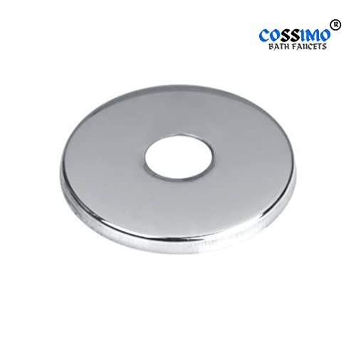 Cossimo Max Zinc Alloy Wall Mounted Long Body Bib Cock Tap for Bathroom, Chrome, Silver (1/2" Inch, 13 mm) - Set of 1