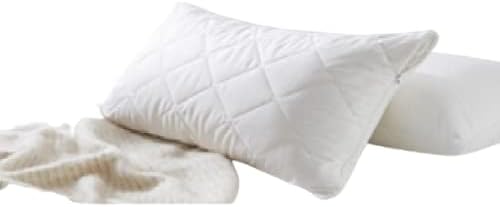 IMFAA Quilted Pillow Protector Pack of 2 - Soft and Comfortable Microfiber Pillowcase Protectors - Ant-Allergy and Breathable Pillow Cover.(2 x Quilted-Flap)