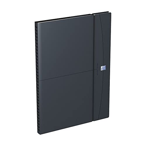 Agendas Oxford Oxford - Agenda semanal de oficina - Enero de 2023 a diciembre de 2023 - Dimensión 21 x 29,7 cm - Cubierta gris y negro...