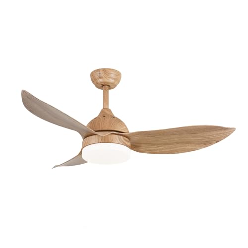 VENTILADOR/LAMPARA MADERA/METAL