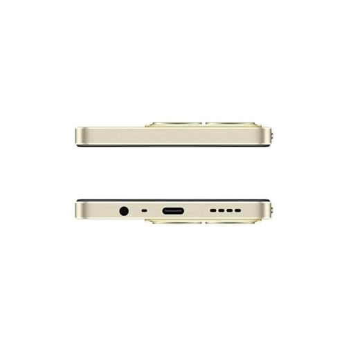 جوال C61 ثنائي شرائح الاتصال - رام 8GB - ممتدة 16GB روم 256GB وشاشة 6.74 بوصة وشبكة جيل رابع 4G وبطارية 5000 ميلي امبير في الساعة وكاميرا رئيسية 50 ميجا بكسل-إصدار الشرق الأوسط ذهبي لامع