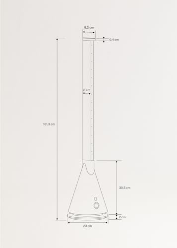 CREATE / AIR TOWER/Ventilador de torre sin aspas negro/Silencioso, mando a distancia, sistema Digital Display Touch, oscilación de 90°, motor de cobre DC, 26W - imagen 8