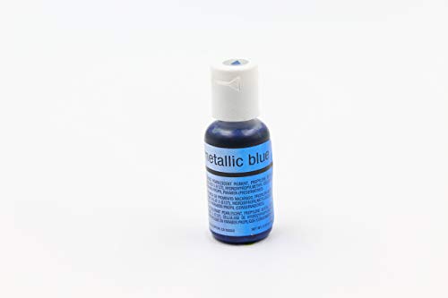 Chefmaster Airbrush Food Color 0.67 Ounce, Metallic Blue