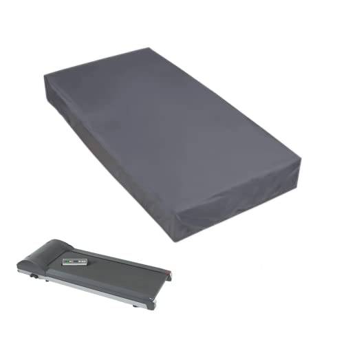 J&C Cubierta para cinta de correr para debajo del escritorio, cubierta impermeable para caminadora, cubierta plegable 420D, cubierta de equipo de fitness a prueba de polvo para interiores (gris)