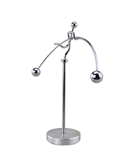 Image of AUGEN Balancing Pendulum Durable Metal Innovative Stress Relief Toy for Home Office Desktop Gift Decoration (1 Piece, 7709P1)