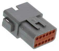 Receptacle, at, 12 Way, Pin - AT04-12PA