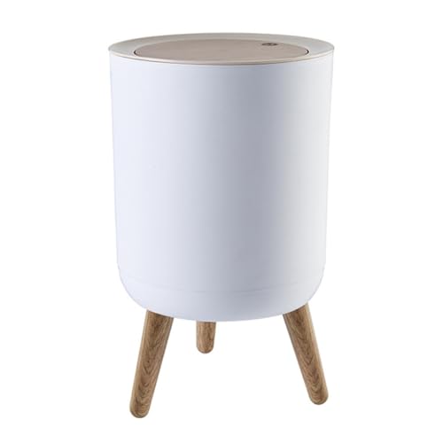Tofficu basura ABS plástico 7L oficina hogar blanca
