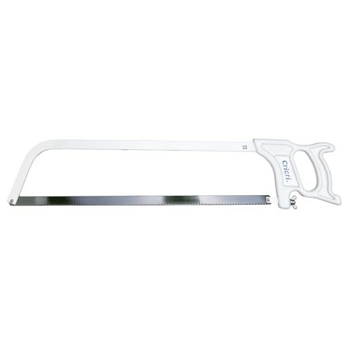 Serrote Para Açougueiro 55cm Corta Carne E Osso Arco Serra Cricri Fita Manual Açougue Bovino Peixe F