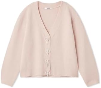 Amazon | パールボタンカーディガン SWNT251114LIMEF | カーディガン