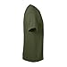 Soffe Mens 3 Pack - USA Poly/Cotton Military Tee, OD Green, Medium