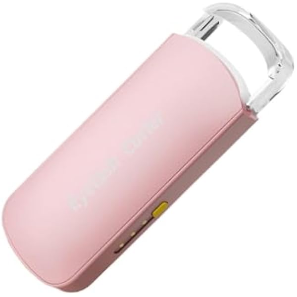Elektryczna Zalotka - USB Ładowalna 3-Stopniowa Kontrola Temperatury Szybkie Podkręcanie | Mini Zalotka - Dla Kobiet i Dziewcząt Do Domu i Podróży Do Stylizacji Podkręcania Makijażu Oczu 3D