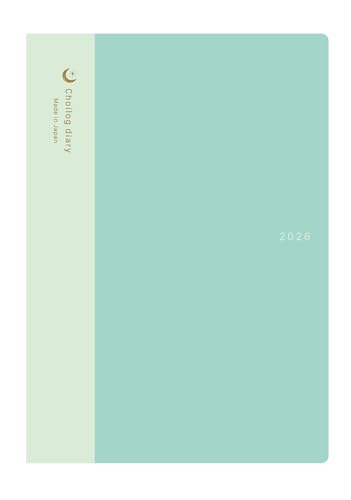 レイメイ藤井 手帳 2026 スケジュール帳 ちょいログダイアリー マンスリー デイリー B6 ブルー RFD26113A 2025年 12月始まりのサムネイル