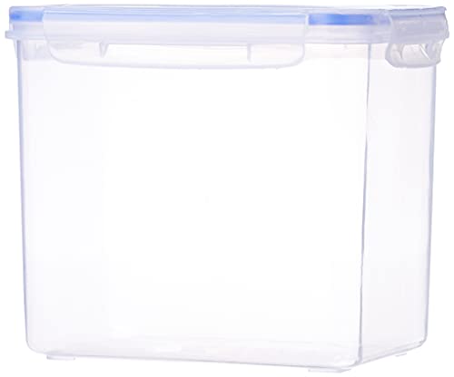 Image of Aristo Lock & Fresh 213 Plastic Storage Container For Storing grains, pulses, rice, wheat etc- 2400 ML, Transparent Clear, large (LOCK&FRESH213) (19 x 13 x 16.5cm)