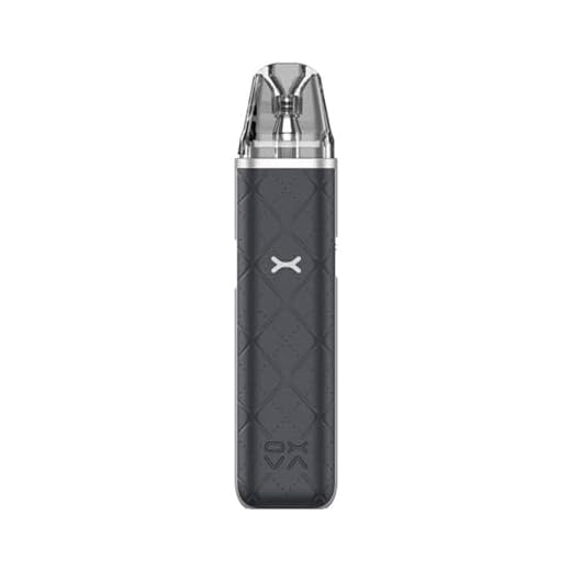 Xlim Go Pod Kit for Oxva, 1000mAh Battery, Top Fill System, Leather Exterior Design, Compatible with Xlim Series Pods, 2ml Cartridge Capacity, No Nicotine (Dark Grey)