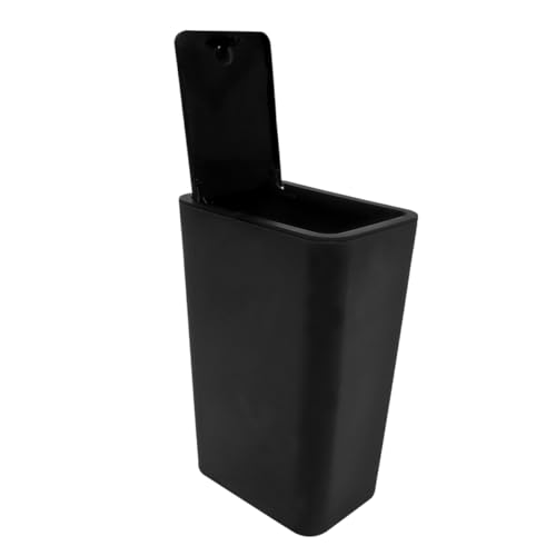 TIDTALEO ポ ア ゴミ箱 部屋のゴミ箱 キッチン用の 黒いのバスルーム キッチンビン シンク下のは引き出し可能 分厚いゴミバケツ ごみ箱 ごみバケツ Abs Black