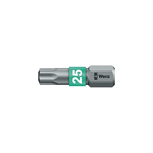 WERA-WERK HERMANN WERNER GMBH & CO.KG 066126 Bit T25 L.25mm BiTor 867/1BTZ zähhart WERA Antrieb C6,3