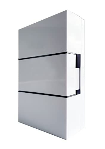 Heidemann Zweiklang-Gong Ibis 8 V (Empfänger, Lautstärke 82 dB, Farbe reinweiß, Türklingel, Gong, Funkklingel) 70169