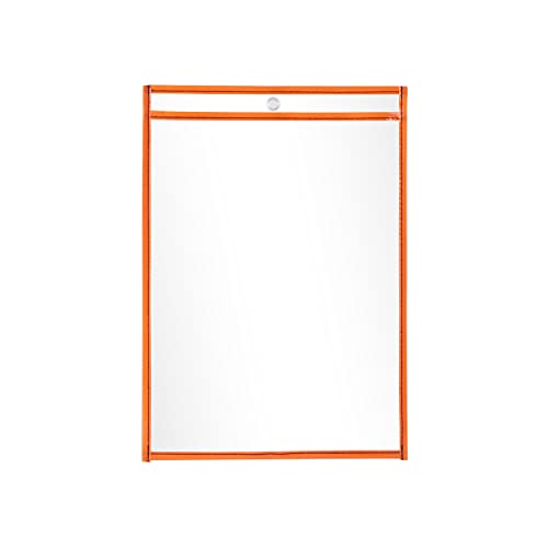 Pacon Dry Erase Pockets, 5 Assorted Neon Colors, 9" x 12", 10 Pockets - Image 4