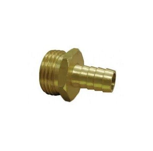 5/8 Hose Barb to 3/4 Male Garden Hose Thread - Brass