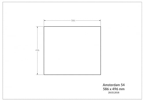 Reginox Amsterdam 54 TAPWING BLACK SILVERY Évier Granit Noir