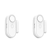 Lancoon 2 Pack Magnetic Entry Alert with Reminder Mode 120dB Alarm Door Chime Instant Notification for Elderly Care Pet Safety Home Office Store