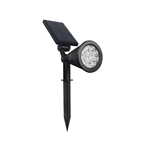 WXSGDZT Tuinverlichting Solar Lamp 12W Outdoor Lawn Garden Courtyard Spotlight Landscape Decoration Lighting Lamp Colorful RGB Ground Plug Light