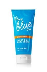 Bath & Body Works True Blue Spa Shea Butter Super Rich Body Cream 6 Oz/170 G
