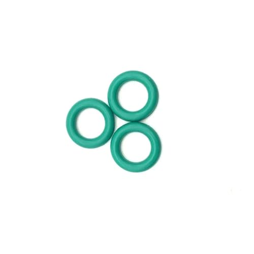 10個 FKM フッ素ゴム Oリング シーリングガスケット 厚さ CS 3.5mm 外径 60~100mm 絶縁油 高温耐性 グリーン(OD 65MM_CS3.5MMX10PCS)