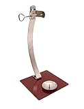 ✅ Nueva generación de jamonero basculante con un herraje de acero inoxidable y una base plana de 4 mm de grosor ofrece una mayor estabilidad y reduce las oscilaciones a la hora del corte del jamón, gracias a su diseño en vertical te ocupara el menor sitio en tu cocina.