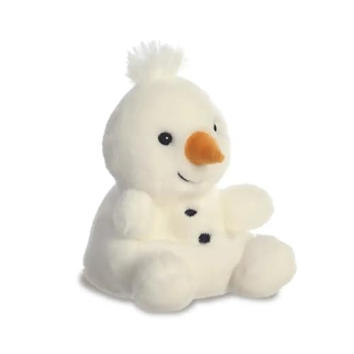 Aurora, 99130, Palm Pals Snowman, 5In, Soft Toy, White