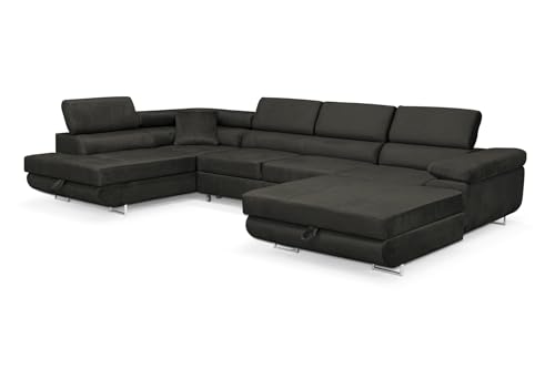 SOFILAND Wohnlandschaft Aller Moon U XXL-Ecksofa mit...