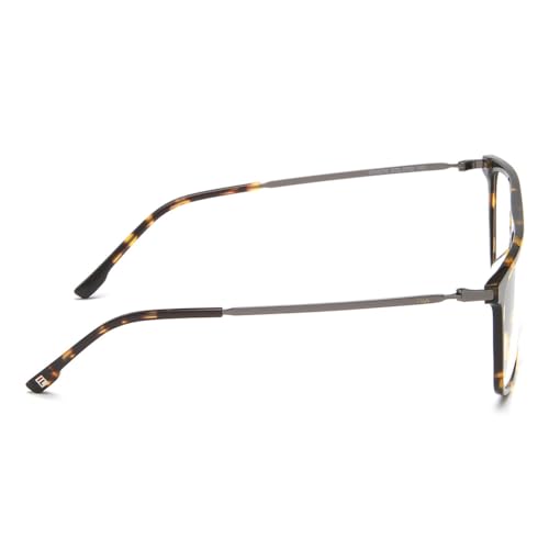 Image of FILA Eyewear| Square | Men | Medium | Shiny Brown Demi Acetate Frame