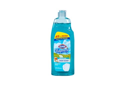Image of Clorox Fraganzia Liquid Dish Soap, Ocean Scent, 22 Oz, 2 Pack | Cuts through tough grease fast, quick-rinsing formula, washes away grime, powerful daily clean, gentle