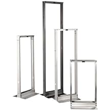 46353-715 - Universal Rack, 19 in. EIA Two Post Rack, Two Top Angles, 8 ft. H 2.4 m, 51U, Black, Each