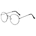 Produktbild LIPIODOL Blaulichtfilter Brille Damen Metall Frame Runde Retro Brille Ohne Sehstärke Klare Linse Brille Retro Blockieren Blaulicht Gaming brille Computerbrille