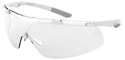 Uvex 9178415 Super Fit Extreme Sicherheit Brille, Klar, Weiß/Grau