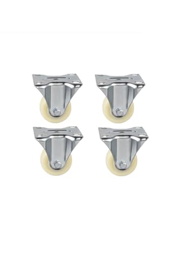 Roulettes directionnelles en nylon 2 pouces anti-blocage, 4 pièces de 50mm haute résistance fixe