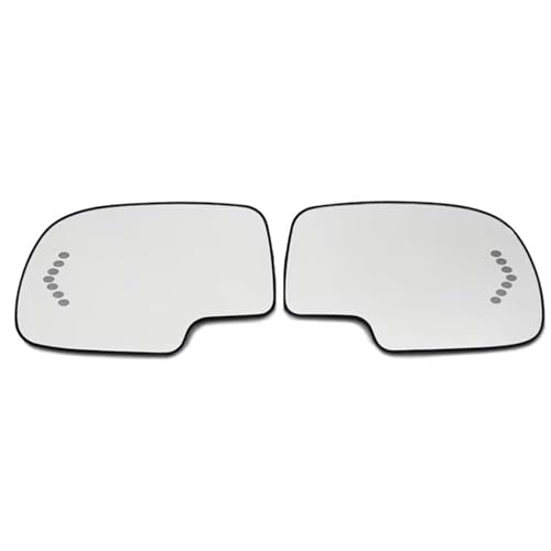 Verre de rétroviseur opaque ? Glace grand angle chauffante pour Chevy Suburban