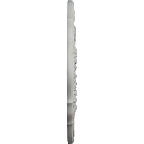 Image of Ekena Millwork CM22CNPCF 22 OD x 1 1 /2 P Cornelia Ceiling Medallion fits Canopies up to 4 inch, Pot of Cream