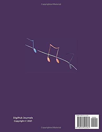 MUSIC MANUSCRIPT NOTEBOOK FOR SCHOOL: Blank Music Sheet Notebook/Journal. Makes a great Gift for Students, Composers & Songwriters.12 Staves per page - 8.5 x 11 inches. (All Music Series) image 3