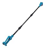 Haofy Poste de Extensión, Varilla Telescópica de Aleación de Aluminio Ajustable de 1,2 a 2,6 M con Palanca de Liberación Rápida para Motosierra Eléctrica y Tijeras de Podar