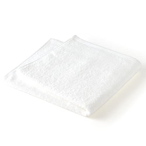 ホットマン 1秒タオル ヘアバスタオル ホワイト ホットマンカラー タオル 18色 日本製 綿100% 薄手 ミニバスタオル 瞬間吸水 最高級超長綿 HB_WH