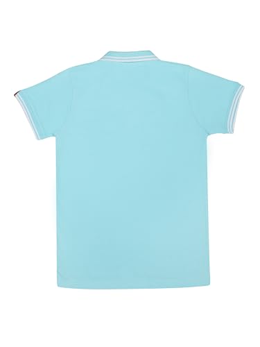 Image of Cotton Polo T-Shirt for Kids Boys Girls Half Sleeve, Regular Fit Tees for Boys Collared Casual Tshirts | Soft & Breathable Biowash Fabric | Half Sleeve