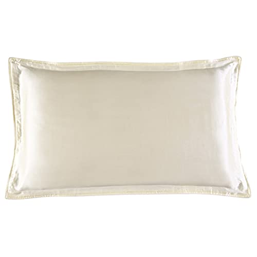 1 federa in seta con busta 48X74CM multicolore(Cream)