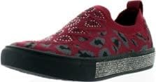 Bernie Mev Womens Gardenia Fashion Sneakers Burgundy